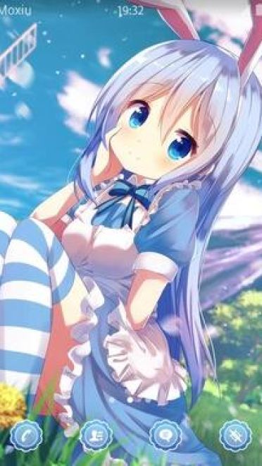 请问您今天要来点兔子吗？香风智乃 安卓手机主题下载