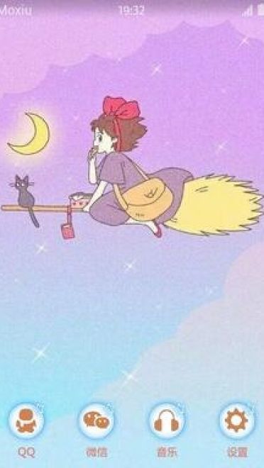 魔女宅急便 安卓手机主题下载