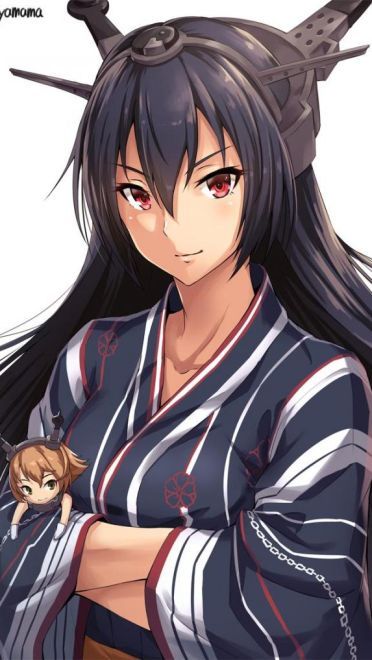 秀色可餐的动漫和服美少女手机壁纸