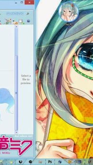 世界第一公主殿下 初音未来win8/8.1主题 下载