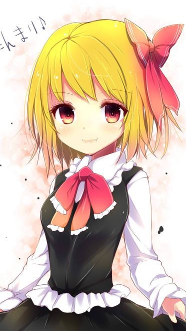 红魔馆中的萝莉吸血鬼芙兰朵露手机壁纸