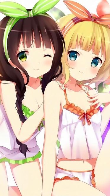 一群萌萌哒的小萝莉正向你靠近！