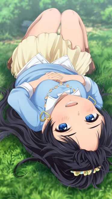 动漫马尾辫少女的高清手机壁纸