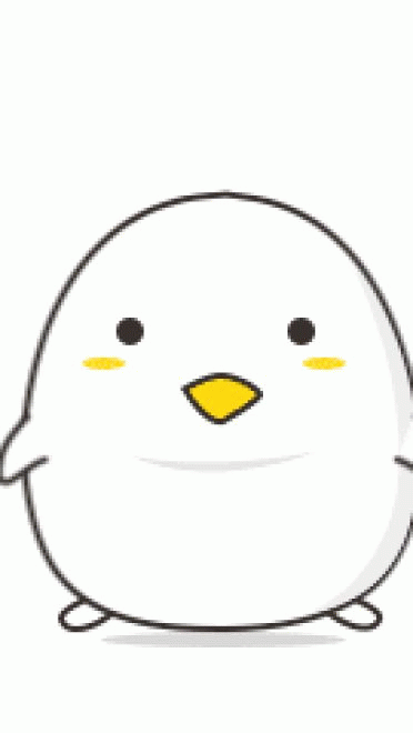 咕咕鸡小白动态表情，一只很猛的大白鸡