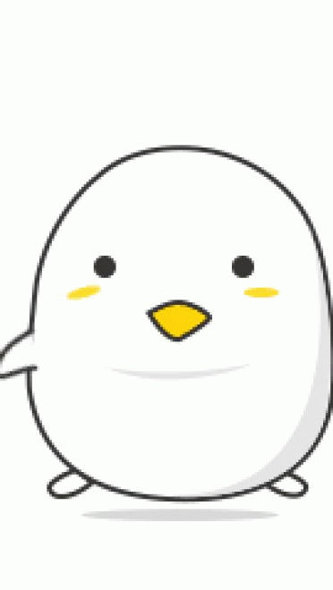 咕咕鸡小白动态表情，一只很猛的大白鸡