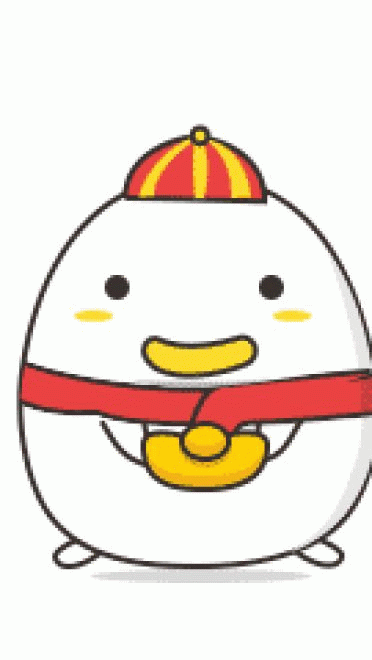 咕咕鸡小白动态表情，一只很猛的大白鸡