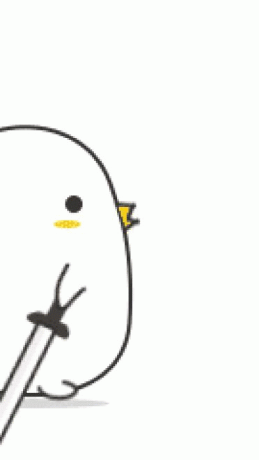 咕咕鸡小白动态表情，一只很猛的大白鸡