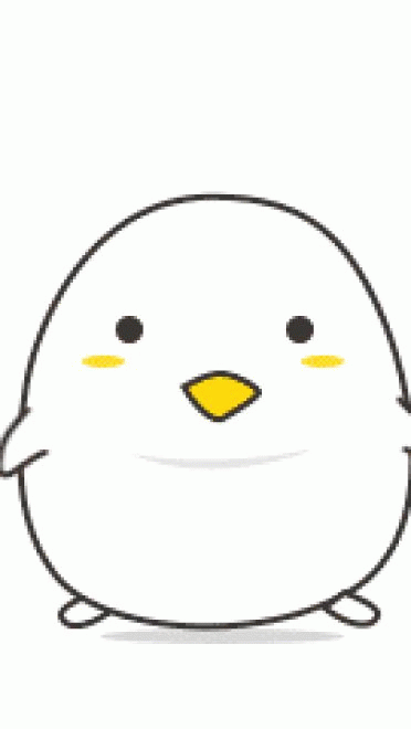 咕咕鸡小白动态表情，一只很猛的大白鸡