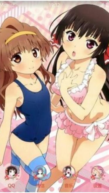 有这样的妹妹你会不心动？安卓手机主题