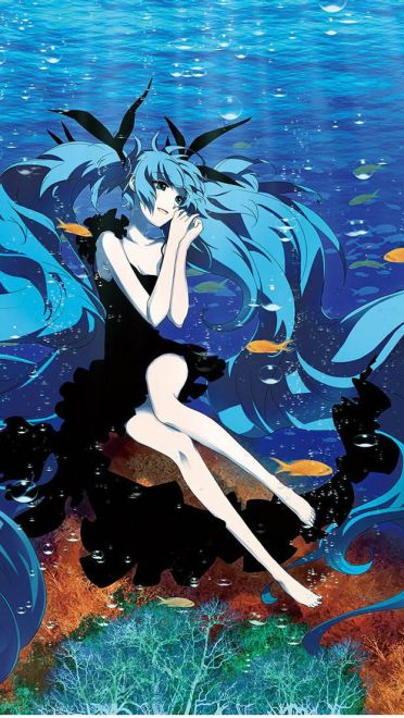 深海少女 初音未来安卓手机主题