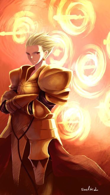 Fate Archer吉尔伽美什 金闪闪精选手机壁纸