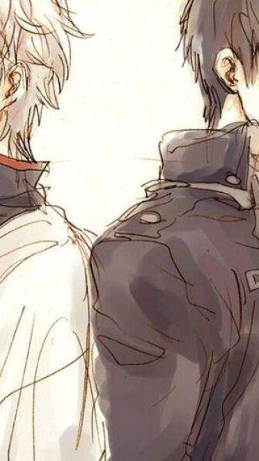 《银魂》银时与土方萌化安卓主题