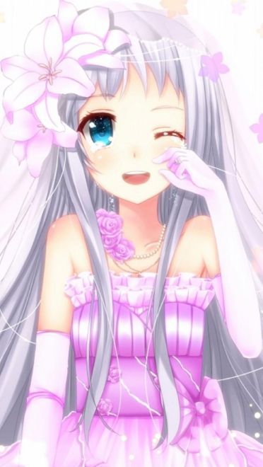 《未闻花名》面码花嫁手机主题