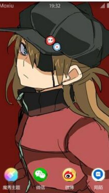 EVA 惣流·明日香·兰格雷 萌化手机主题