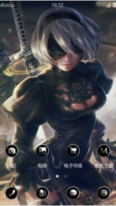 尼尔机械纪元 2B 萌化手机主题