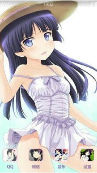 【我的妹妹哪有这么可爱】五更琉璃 黑猫 萌化手机主题