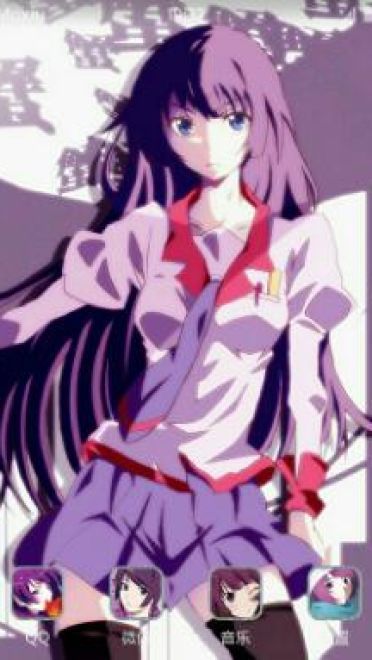 物语系列【战场原黑仪】 萌化手机主题