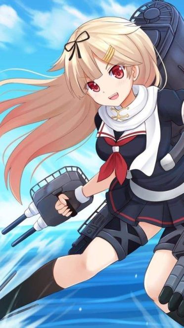 《舰队Collection》夕立二改萌化手机主题