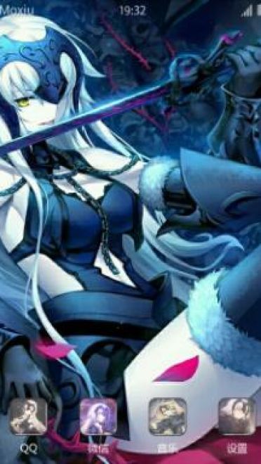 Fate/GrandOrder【黑贞德】 萌化手机主题