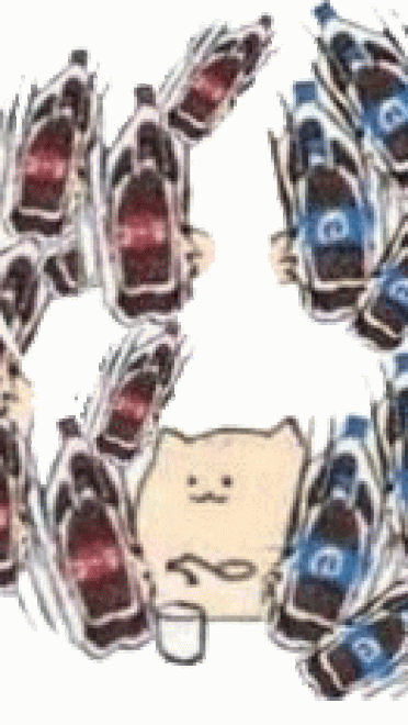 摇可乐的猫咪表情包