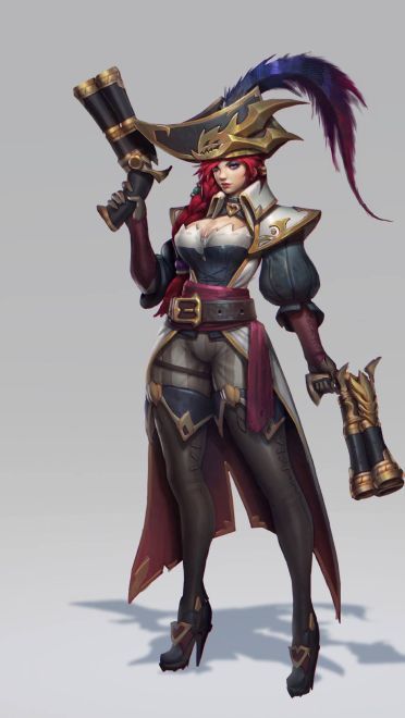 英雄联盟赏金猎人厄运小姐全皮肤高清无水印原画下载(1)