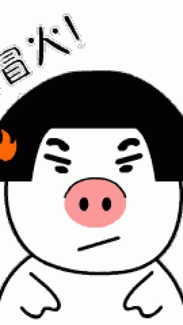 皮猪妹 呆萌表情包