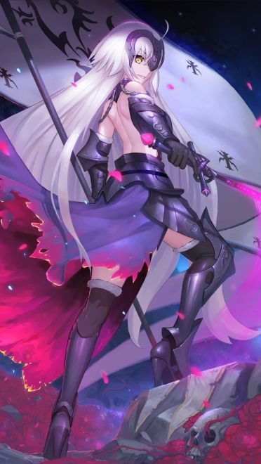 FGO手机壁纸fate黑贞德壁纸