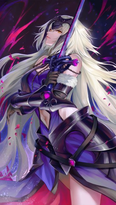 FGO手机壁纸fate黑贞德壁纸