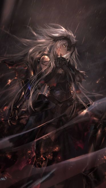 FGO手机壁纸fate黑贞德壁纸