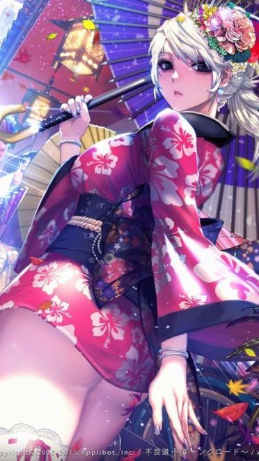 窈窕妩媚 手机壁纸 扇子特辑