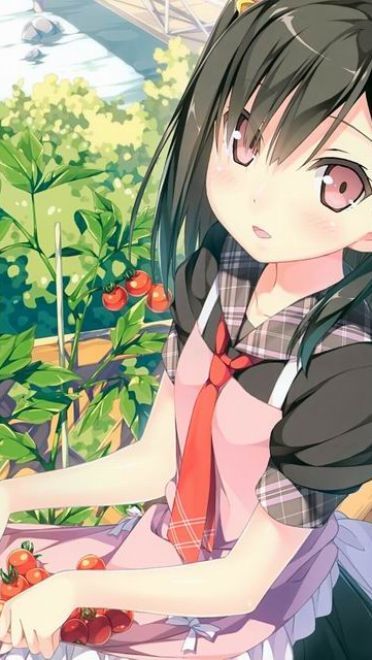 花样美少女 桌面壁纸 调皮可爱