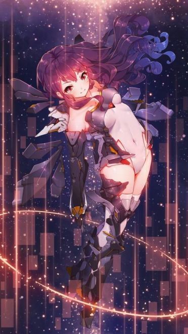 战斗型少女 手机壁纸 英气十足