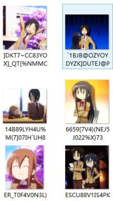 妄想学生会 QQ表情 后宫动漫