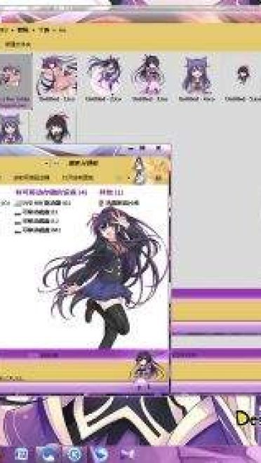 约会大作战 win7主题夜刀神十香