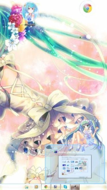 【win7主题】初音未来/Hatsune Miku Blue