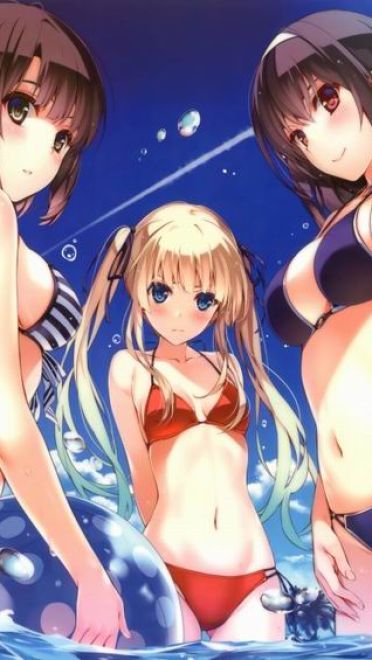 泳装桌面壁纸 变着花样挑逗你！