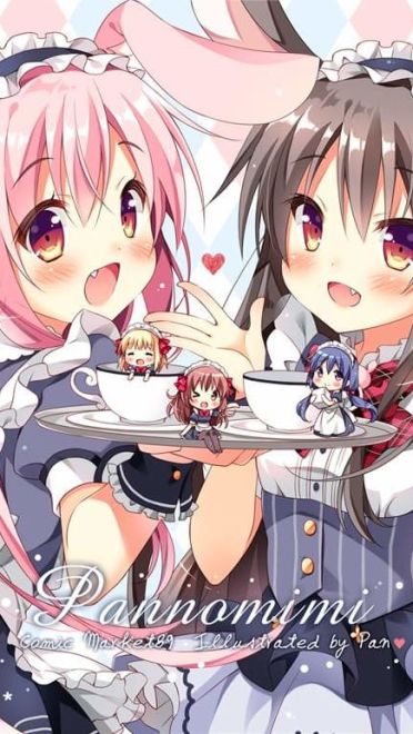 缤纷的色彩 桌面壁纸 可爱萝莉风