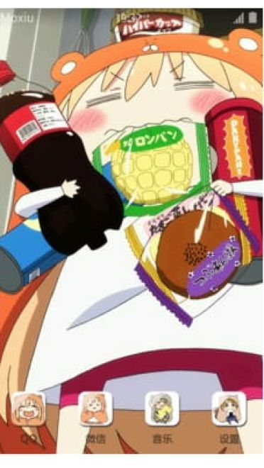 干物妹!小埋 手机主题 都是零食