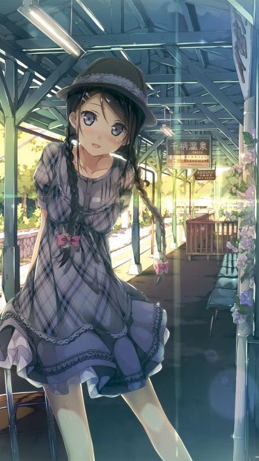 清纯双马尾 手机壁纸 年少的模样