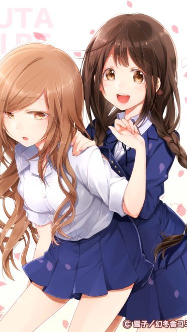 清纯双马尾 手机壁纸 年少的模样