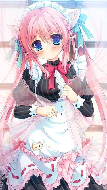 双马尾的少女哟 手机壁纸