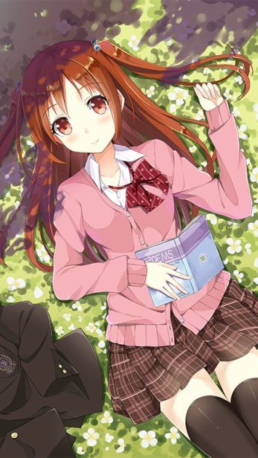 双马尾的少女哟 手机壁纸