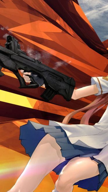 战斗性武器娘 桌面壁纸 帅气十足