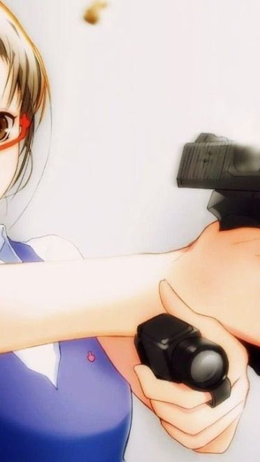 战斗性武器娘 桌面壁纸 帅气十足