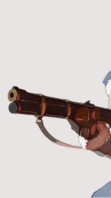 战斗性武器娘 桌面壁纸 帅气十足