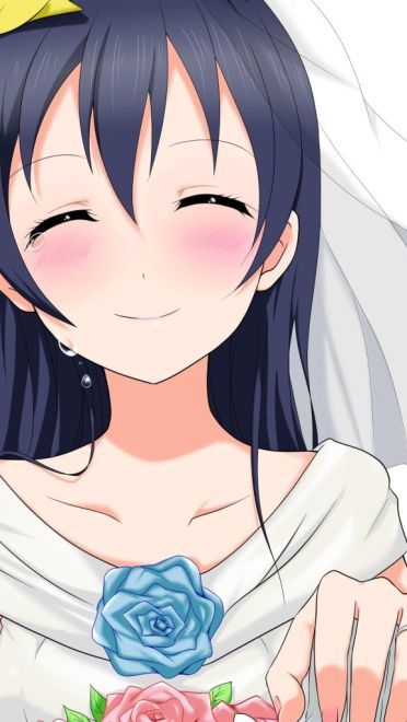 情人幸福的花嫁 桌面壁纸满满的爱