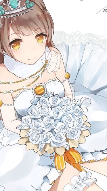 情人幸福的花嫁 桌面壁纸满满的爱