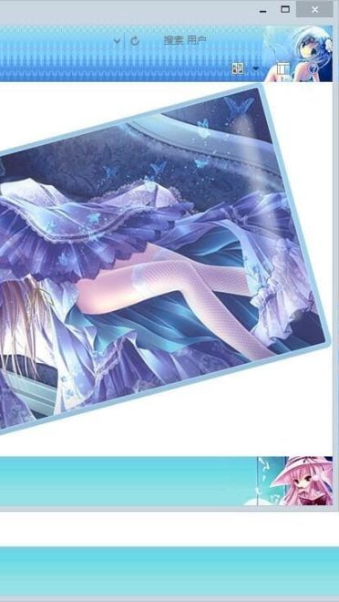 月夜茶会 win8主题 萌妹纸