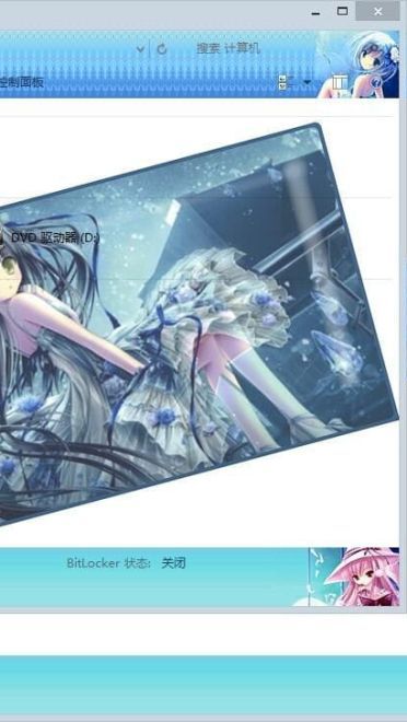 月夜茶会 win8主题 萌妹纸