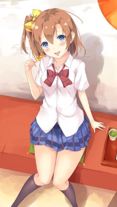 被俯视的少女 手机壁纸